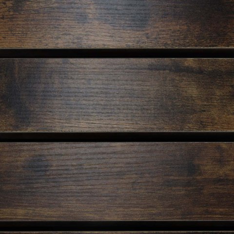 Industrialny Kosz na Pranie Loft – Podwójna Elegancja z Drewnianym Blatem (80L)