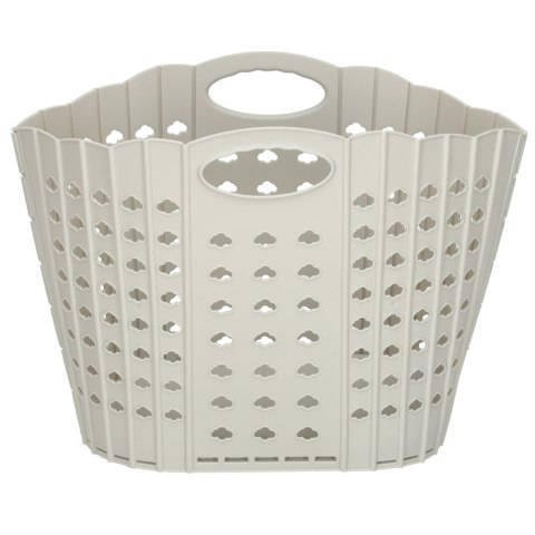 Składany Kosz na Pranie i Zakupy – Uniwersalny Organizer 27L – Szary