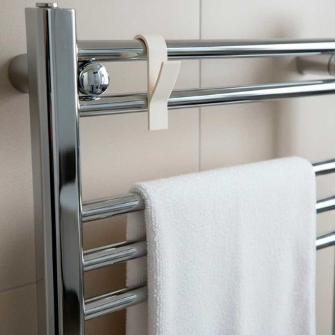 Haczyk na Grzejnik Łazienkowy – Praktyczny Wieszak na Ręczniki – Kremowy