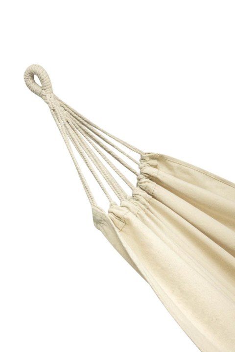 Hamak Ogrodowy Brazylijski Boho – 200 cm – Ecru – Max 120 kg + Akcesoria