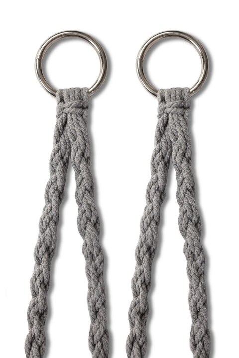 Huśtawka LUARO: Bocianie Gniazdo z Poduszką XXL – Szary 80cm – Twój Prywatny First Class do 150kg