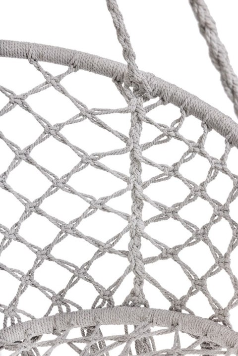 Huśtawka LUARO: Bocianie Gniazdo z Poduszką XXL – Szary 80cm – Twój Prywatny First Class do 150kg