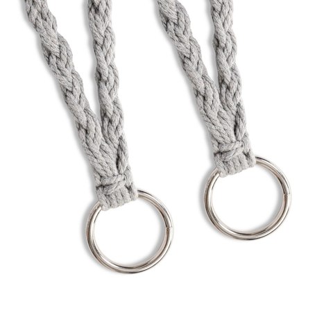 Huśtawka Ogrodowa Bocianie Gniazdo z Oparciem – Szary Fotel Wiszący 80cm – Max 150kg