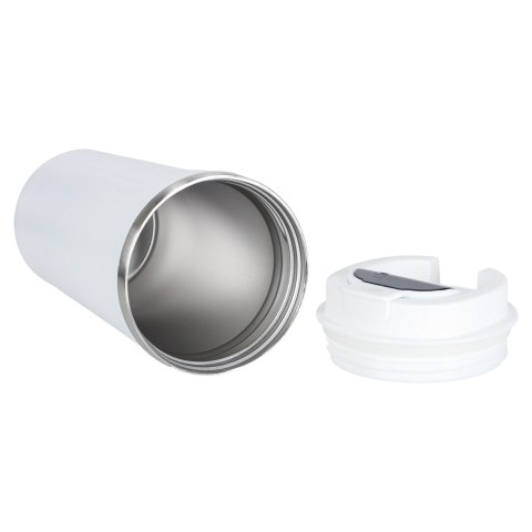 Inteligentny Kubek Podróżny z Wyświetlaczem LED 500ml – Smart Termos – Biały