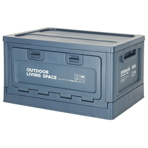 Wielofunkcyjny Organizer 25L – Składane Pudełko z Bocznym Dostępem do Domu i Auta – Granatowy