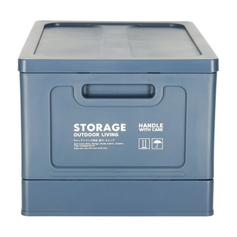 Wielofunkcyjny Organizer 25L – Składane Pudełko z Bocznym Dostępem do Domu i Auta – Granatowy