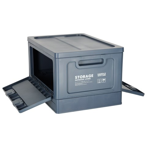 Wielofunkcyjny Organizer 25L – Składane Pudełko z Bocznym Dostępem do Domu i Auta – Granatowy