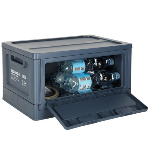 Wielofunkcyjny Organizer 25L – Składane Pudełko z Bocznym Dostępem do Domu i Auta – Granatowy