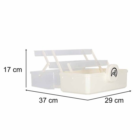 Duży Organizer na Leki XL – Domowa Apteczka Kaskadowa – 3 Poziomy