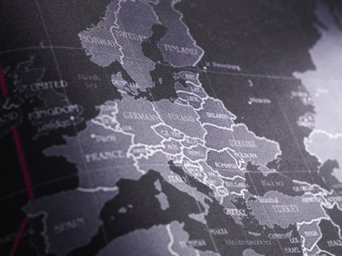 Duża Podkładka pod Mysz i Klawiaturę XXL – Mapa Świata – 40x90 cm