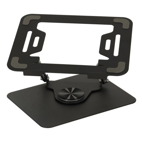 Obrotowa Podstawka pod Laptopa 360° – Ergonomiczny Stolik Regulowany – Czarny Metal