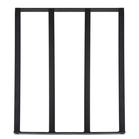 Metalowy Stojak na Drewno Kominkowe + 4 Akcesoria – Loftowy Organizer – Czarny