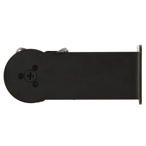 Loftowy Uchwyt na Ręcznik Papierowy – Czarny Wieszak Obrotowy – 2 Sposoby Montażu