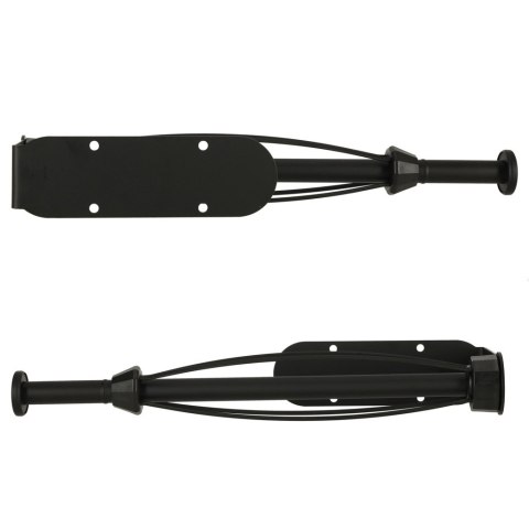 Loftowy Uchwyt na Ręcznik Papierowy – Czarny Wieszak Obrotowy – 2 Sposoby Montażu