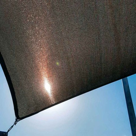 Żagiel Przeciwsłoneczny LUARO – Wodoodporny Trójkąt 3 x 3 x 3 {m} – Szary Grafit