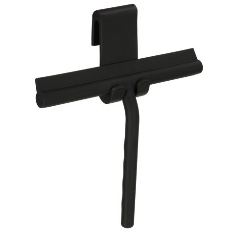 Silikonowa Ściągaczka do Wody i Pary – Czarna – Do Kabin Prysznicowych, Szyb i Luster