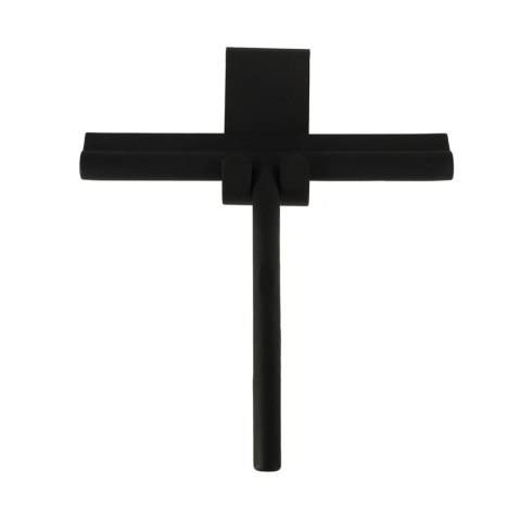 Silikonowa Ściągaczka do Wody i Pary – Czarna – Do Kabin Prysznicowych, Szyb i Luster