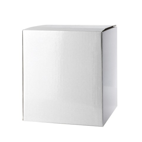 Doniczka Ceramiczna AVA GOLD 18x23 cm na Stojaku – Biała Osłonka w Złotą Kratkę