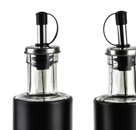 Komplet do oliwy i octu MODERN KITCHEN 300ml – Zestaw 2 szklanych butelek z dozownikiem