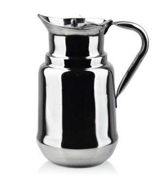 Dzbanek Stalowy 1,75L BASIC KITCHEN – Elegancka Stal Nierdzewna z Pokrywką