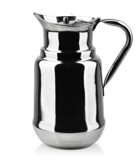 Dzbanek Stalowy 1,75L BASIC KITCHEN – Elegancka Stal Nierdzewna z Pokrywką