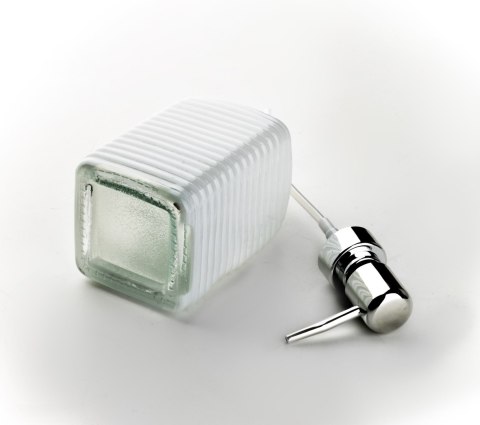 Ceramiczny Dozownik do Mydła KYLE 19 cm Biały – Nowoczesny Styl i Elegancja