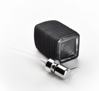 Ceramiczny Dozownik do Mydła KYLE 19 cm Czarny – Styl Loft i Nowoczesna Elegancja