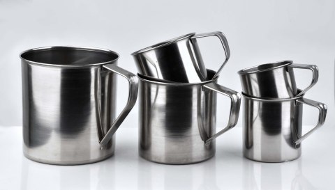 Stalowy Kubek Turystyczny COOKINI BASIC KITCHEN 700 ml – Stal Nierdzewna