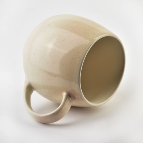 Ceramiczny Kubek LOTTA BARREL – Styl BOHO, Matowe Wykończenie 580ml
