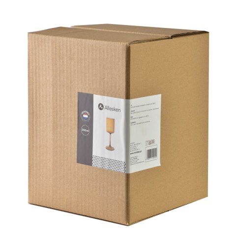 Komplet 4 Kieliszków ROMANE 300 ml – Bursztynowe Szkło Borokrzemowe, Miodowy Odcień