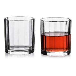 ELISE STRIPES Komplet 4 Szklanek 310 ml – Przezroczyste Szkło Sodowe