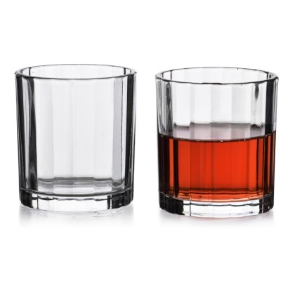 ELISE STRIPES Komplet 4 Szklanek 310 ml – Przezroczyste Szkło Sodowe