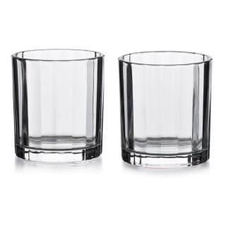 ELISE STRIPES Komplet 4 Szklanek 310 ml – Przezroczyste Szkło Sodowe