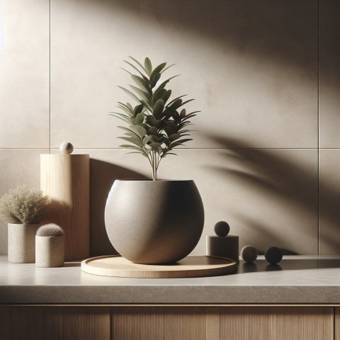 Ekskluzywna Metalowa Osłonka MARINA DARK XL 33x33x23 cm – Złota, Ażurowa