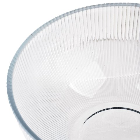 MODERN KITCHEN Miska Szklana 2 L – Prążkowane Szkło, 22,5 cm