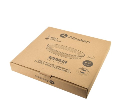 MODERN KITCHEN Naczynie do zapiekania 28 cm 1,6 L – Szklana Forma do Tart