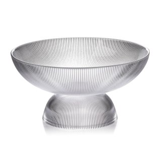 MODERN KITCHEN Patera szklana 1,8 L – Prążkowane Szkło (24,5 cm)