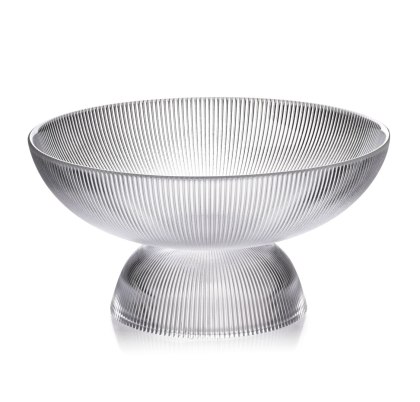 MODERN KITCHEN Patera szklana 1,8 L – Prążkowane Szkło (24,5 cm)