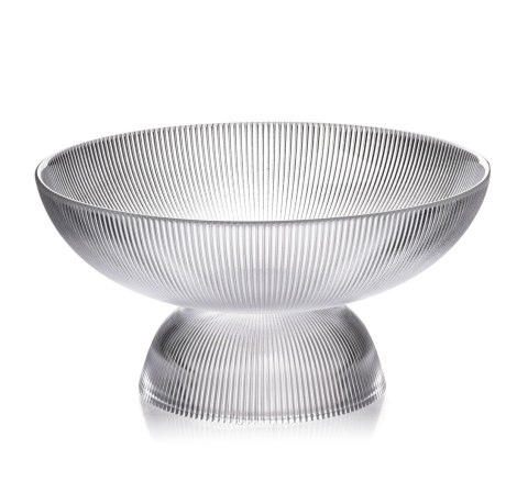 MODERN KITCHEN Patera szklana 1,8 L – Prążkowane Szkło (24,5 cm)