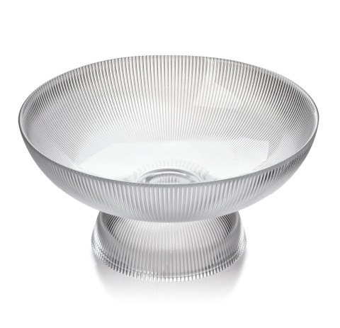 MODERN KITCHEN Patera szklana 1,8 L – Prążkowane Szkło (24,5 cm)