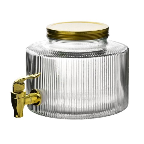MODERN KITCHEN Słój z kranikiem 2 L – Szklany Dyspenser do Napojów