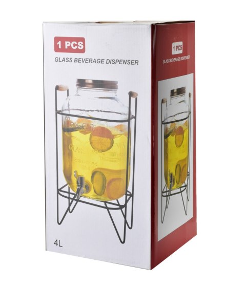 MODERN KITCHEN Słój z kranikiem 4 L na stelażu – Allesken