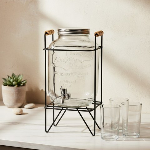 MODERN KITCHEN Słój z kranikiem 5 L na stelażu – Allesken