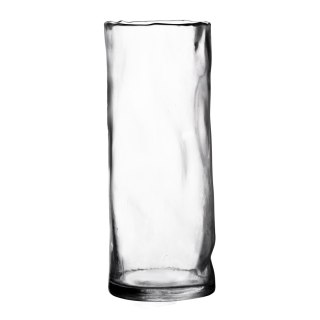 Wazon szklany SERENITE 11x11x29,5 cm – Mondex, Organiczna Struktura