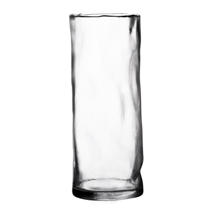 Wazon szklany SERENITE 11x11x29,5 cm – Mondex, Organiczna Struktura