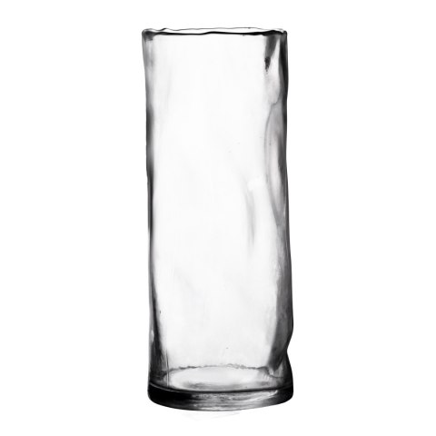 Wazon szklany SERENITE 11x11x29,5 cm – Mondex, Organiczna Struktura