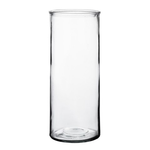 Wazon szklany SERENITE 12x12x30 cm – Mondex, Transparentny, Klasyczny