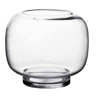 Wazon szklany SERENITE 20x14x21 cm – Mondex, Pękata forma, Modern Organic