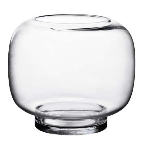 Wazon szklany SERENITE 20x14x21 cm – Mondex, Pękata forma, Modern Organic