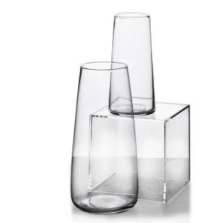 Wazon szklany SERENITE 5,5x7,5x15 cm – Mondex, Transparentny, Klasyczny